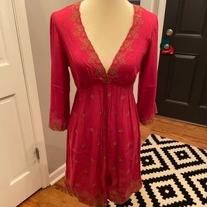 NWT. Beautiful embroidered dress